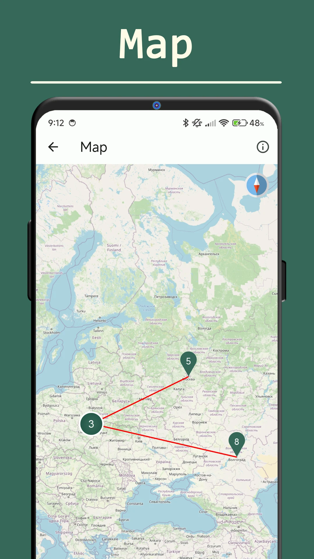 Traceroute screenshot